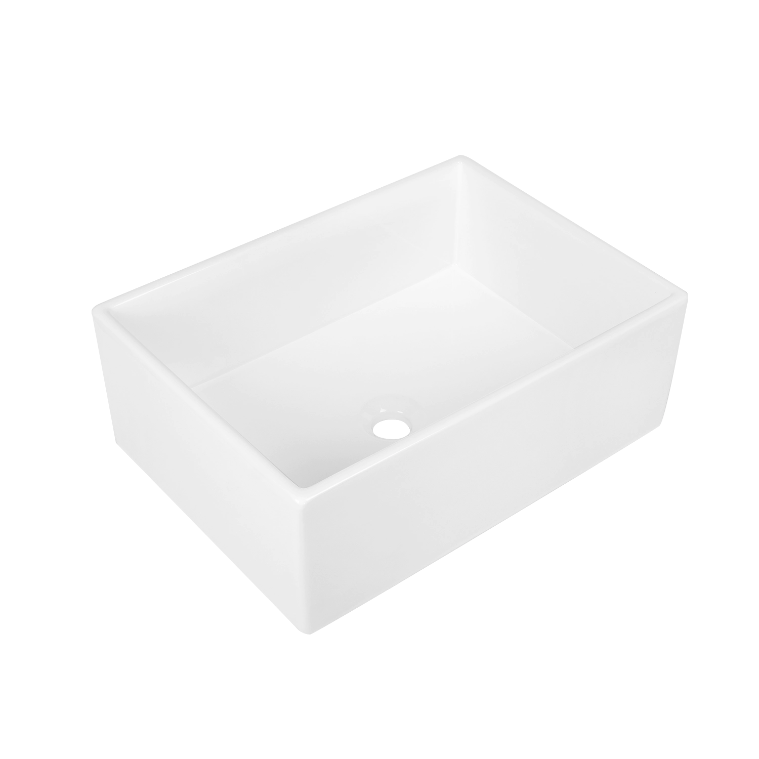 rectangle farmhouse apron front sink MK-2133, produced by  apron front kitchen sink manufacturer - meilong ceramics